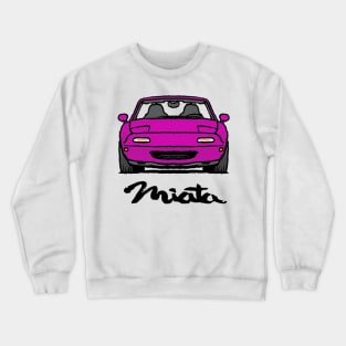 MX5 Miata NA Pink Crewneck Sweatshirt